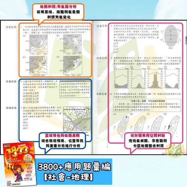 116 會考 康軒國中 3800+應用題彙編 國文 英語 數學 自然 社會 附解答【套書】【國中會考】 國中會考、康軒3800+應用題、116會考、國英數自然社、模擬試題、素養題、附解答、影音解析、會考複習、全科練習