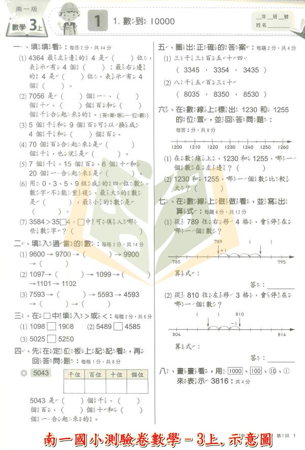 南一國小 114上 最新版《國小測驗卷》國小1~6年級 國語 數學 生活 自然 社會 附解答+雙面試題 114上, 南一國小, 國小測驗卷, 國小考卷, 模擬試題, 雙面試題, 可撕式, 國語, 數學, 自然, 社會, 生活, 附解答, 考前複習