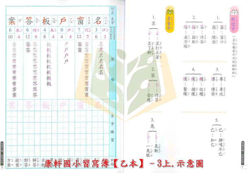 114上 最新版 國小生字甲乙本 康軒/翰林/南一 國小1~6年級｜生字練習簿/語文習寫簿/字詞語練習簿/字詞習寫簿 國小生字簿, 國小語文習寫簿, 字詞練習簿, 康軒生字甲乙本, 翰林生字簿, 南一字詞簿, 114課綱國小, 1-6年級語文練習