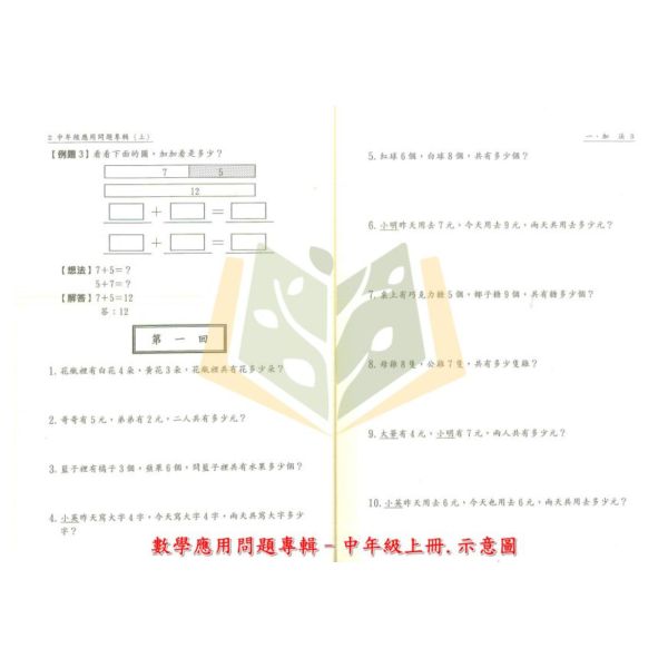 前程國小 數學應用問題專輯 國小數學 中年級  高年級 附解答【國小數學輔材】 