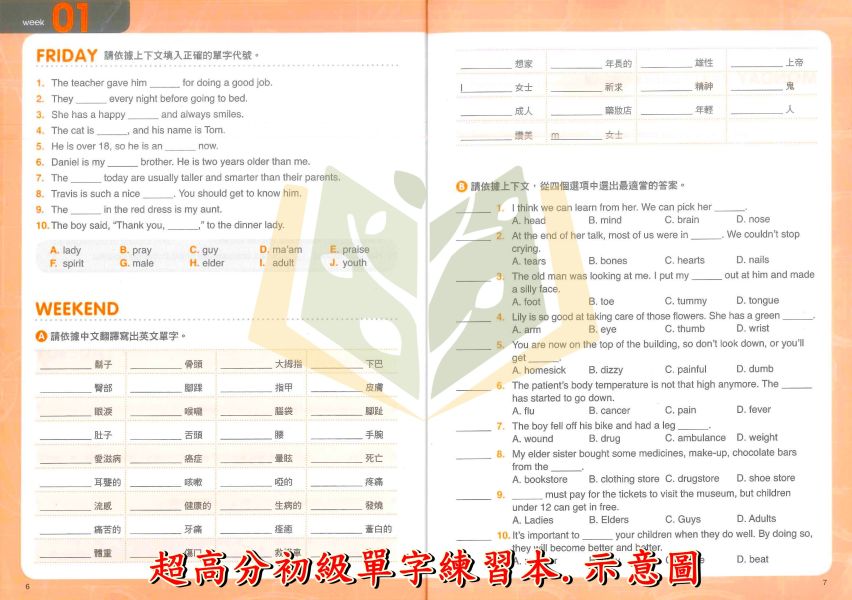 堂奧國中 A++黃金單字2000 A++英語會考高分攻略 超高分初級單字練習本【國中英語輔材】 