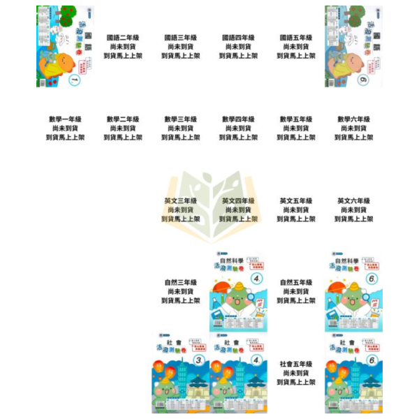 良品國小 國小測驗卷 活潑測驗卷 適用康軒 114上 113下 國小1~6年級 國語 英語 數學 自然 社會 雙面試題 附解答 