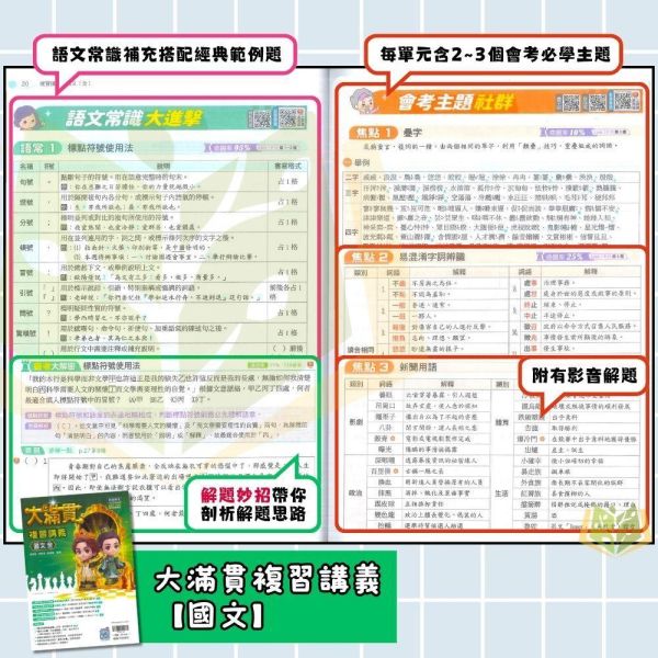 會考推薦 116國中會考 翰林【大滿貫】複習講義｜主題探索國文/主題探索英語/英語文法總匯/英語聽力特會考/國文/英語/數學/生物/理化/地科/地理/歷史/公民｜附解答【國中會考】 翰林國中、116會考、大滿貫複習講義、9科全套、國中會考、國英數自然社會、附解答、國三複習教材、總複習套書、會考題庫、歷屆試題、考前衝刺、段考複習、模擬試題必備