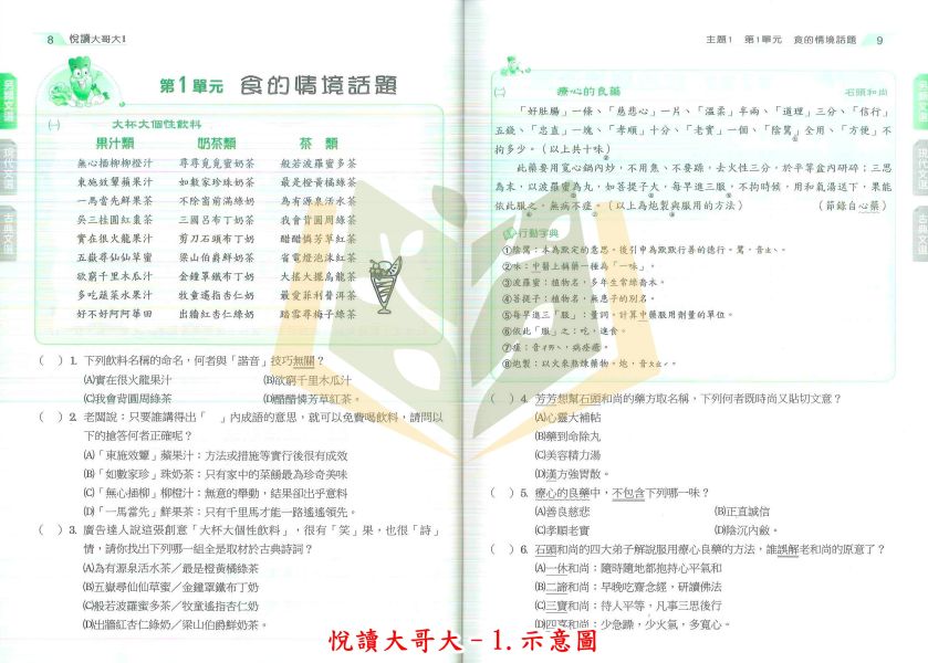 翰林國中 贏家 大哥大系列 語文大哥大 悅讀大哥大–1~2集 文意大哥大【國中國文輔材】 