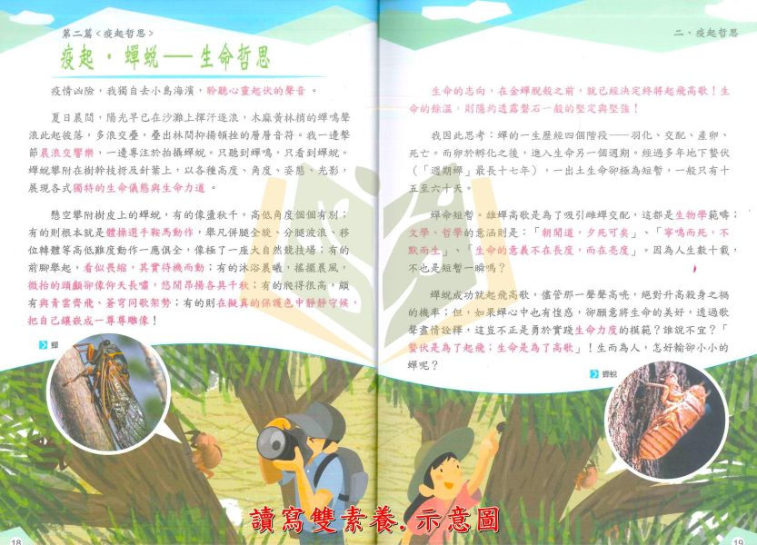 南一國中 成長綠皮書【讀寫雙素養】｜小六銜接 升國中｜附解答【國中國文輔材】 