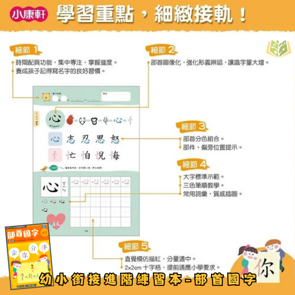 【小康軒】幼小銜接初階練習本/幼小銜接進階練習本/幼小銜接高階練習本【學齡前教材】 幼小銜接練習本、學齡前教材、國語注音、國字筆畫、英語字母、英語單字、數學練習、加減法、乘法表、趣味學習、暑假先修、自學練習、幼兒學習、啟蒙教材、基礎認知
