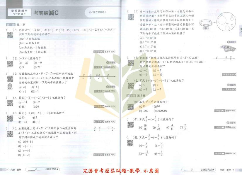 116國中會考 南一 完勝會考攻略 【主題式歷屆試題】收錄近10年考題｜國文/英語/數學/理化/生物/地科/地理/歷史/公民 附解答 116會考 南一 完勝會考攻略 主題式歷屆試題 模擬試題 真人影音講解 附解答 國文 英語 數學 理化 生物 地科 地理 歷史 公民 全科