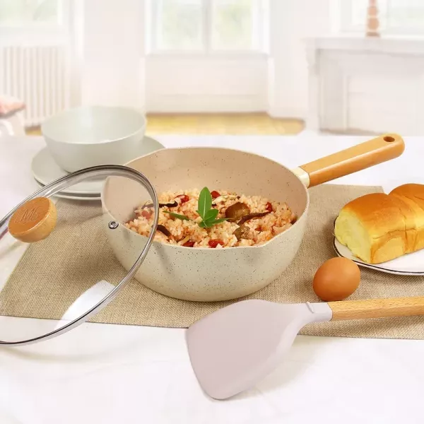 【LMG】香草不沾雪平鍋22cm（市售：$849元） 