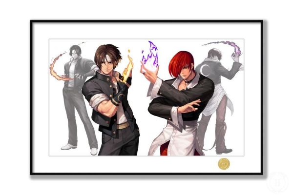 【海外代購】H2工作室《八神草薙京》拳皇KOF八神庵街機格鬥之王裝飾畫 