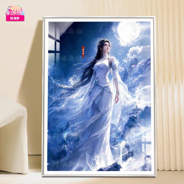 【海外代購】阿喵畫社 雪影望月 陸雪琪 新品12K主題超清裝飾畫 床頭地墊  冰箱貼 