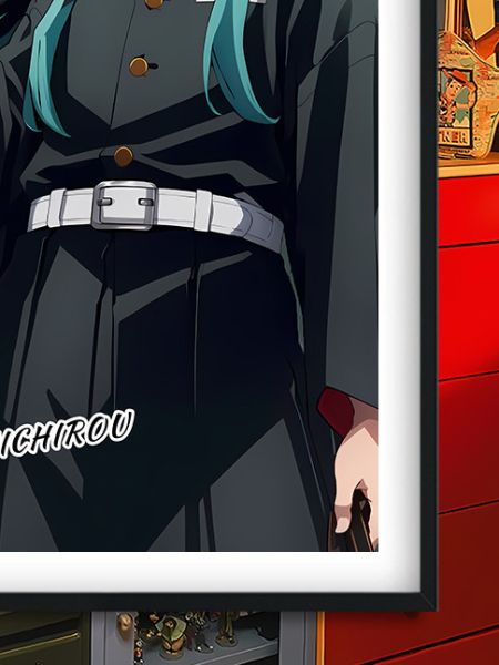 【海外代購】巴洛克 漫格霞柱鬼滅之刃無限城篇時透無一郎Muichirou炎柱九柱動漫裝飾畫 