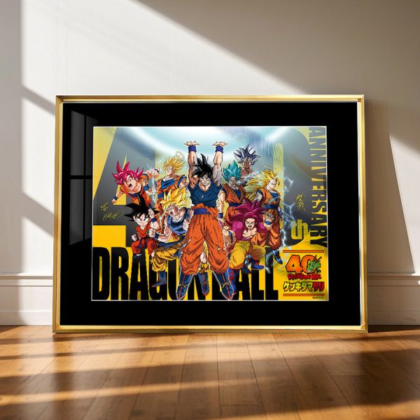 【海外代購】千鳥社 《七龍珠40週年》 龍珠40週年孫悟空超級賽亞人鳥山明野澤雅子簽名午睡毯地毯裝飾畫