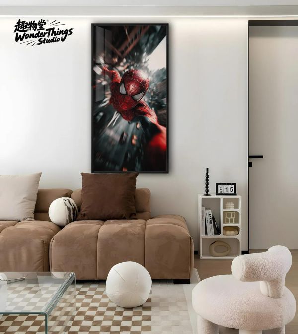 【海外代購】趣物堂《蜘蛛俠城市天際線》裝飾畫 