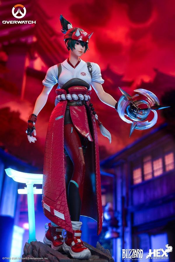 【預定】HEX 暴雪遊戲 Blizzard 1/6 霧子（Kiriko）收藏雕像－HEXOW03 鬥陣特攻（Overwatch） 