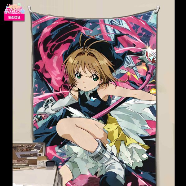 【海外代購】阿喵畫社 戰鬥吧！魔卡少女櫻 展館級8k超清精裱畫 床頭地墊 牆面掛毯 冰箱貼 