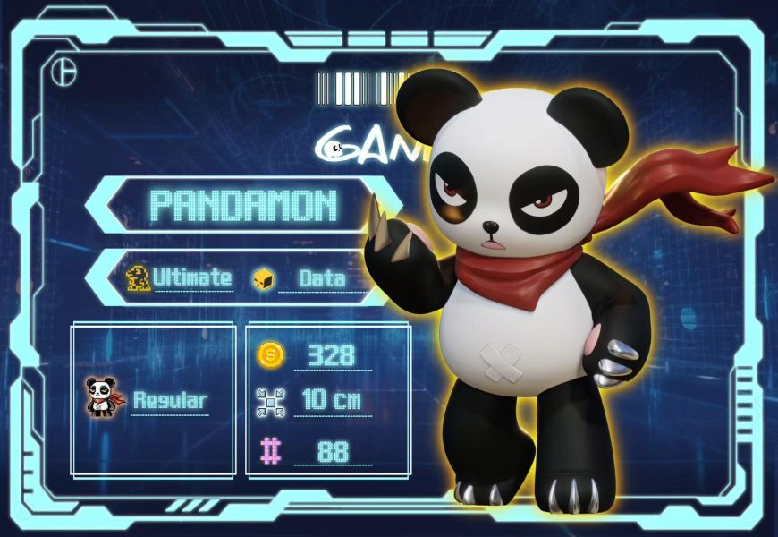 【預定】GANK 熊貓獸 