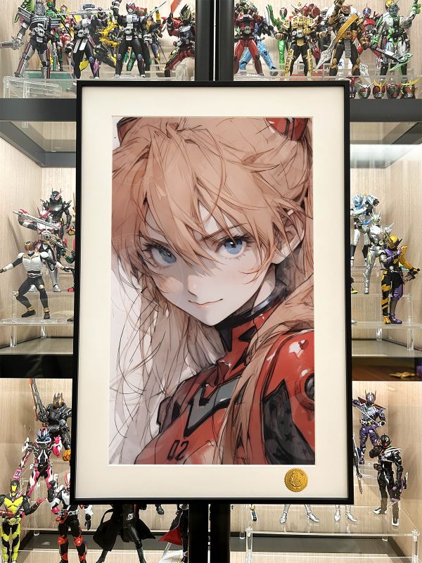 【海外代購】星空 《EVA明日香》新世紀福音戰士Asuka裝飾畫 