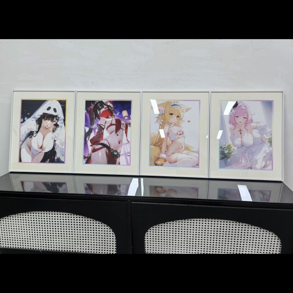 【海外代購】阿喵畫社 人氣精裱畫合輯 展館級12k收藏超清精裱畫 