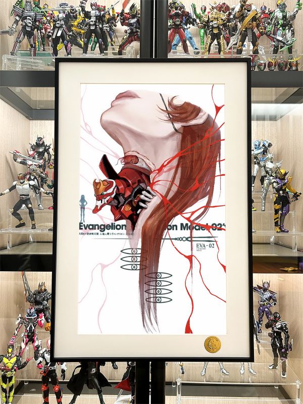 【海外代購】星空 《二號機》明日香綾波麗新世紀福音戰士初號機碇真嗣eva初號機動漫裝飾畫 