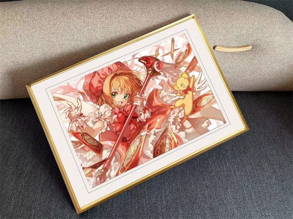 【海外代購】千鳥社 魔卡少女櫻木之本櫻小可小櫻 海報裝飾畫01 