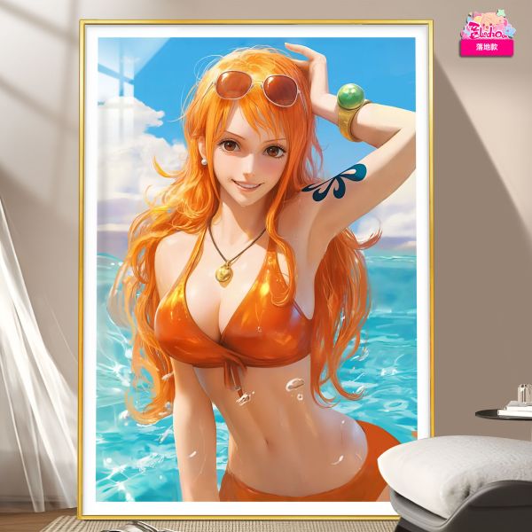 【海外代購】阿喵畫社 夏至 娜美《海盜王》8k超清裝飾畫 