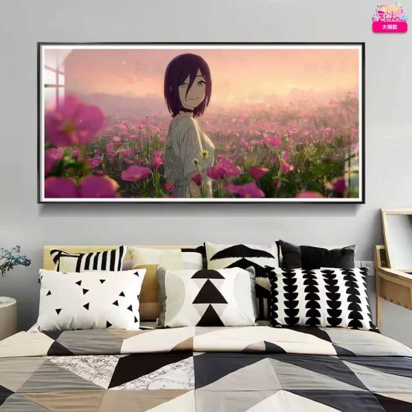 【海外代購】阿喵畫社 花海 電次蕾塞回眸 8k主題高清裝飾畫 滑鼠墊  床頭地墊 