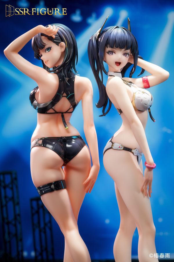 【預定】SSR FIGURE 畫師椿春雨 硬式水著女子 牡羊丸子&紺乃青 