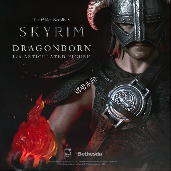 【海外代購】PureArts 上古卷軸5 天際 龍裔 1/6 可動人偶 01 