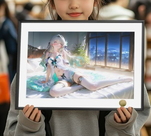 【海外代購】皇呱 《白絲流螢》崩壞：星穹鐵道星核獵手裝飾畫 午睡毯  地毯 