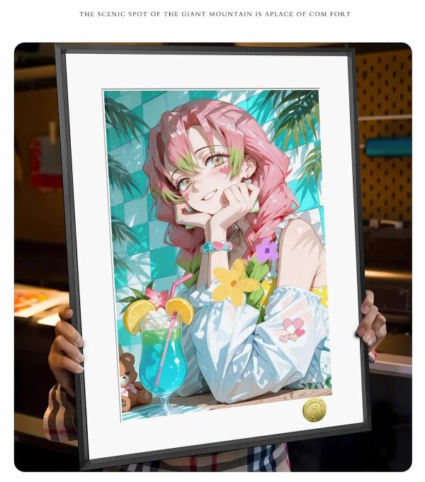 【海外代購】皇呱 《夏日冰飲蜜璃》鬼滅之刃戀柱裝飾畫 午睡毯  地毯 
