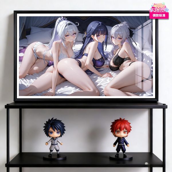 【海外代購】阿喵畫社 崩壞三姊妹的晚安 布洛芽衣琪亞娜 8k全景高清裝飾畫 滑鼠墊 床頭地墊  冰箱貼 