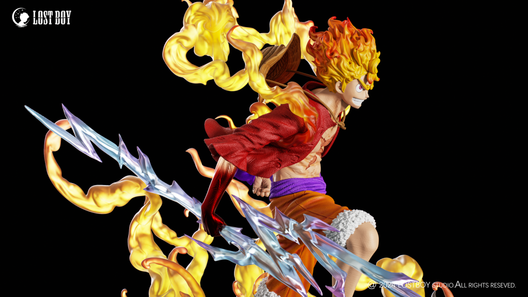 【海外代購】LOST BOY 海賊王鬼島之戰系列 蒙奇·D·魯夫（五檔尼卡型態） 