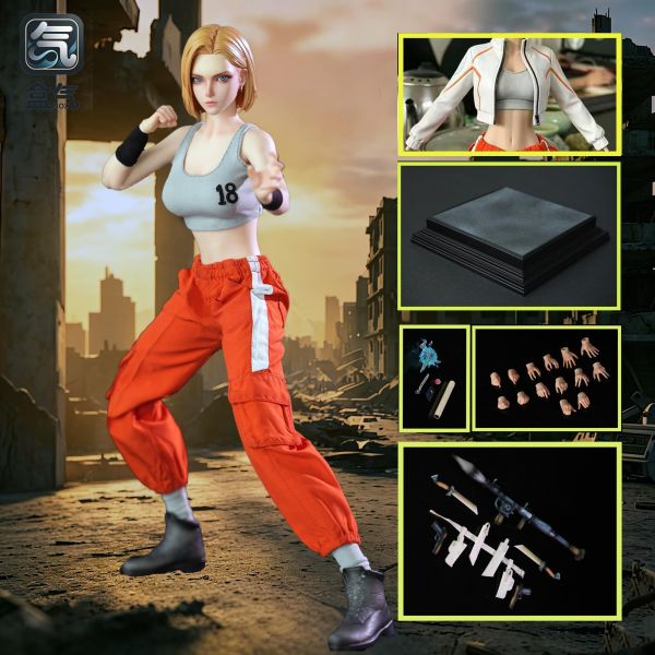 【預定】盒氣 BoxQi 1/6 未來戰士小18 鉑金矽膠可動兵人 HQ03 