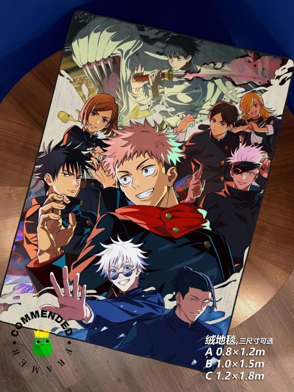 【海外代購】皇呱 《超強咒術師》咒術回戰裝飾畫 午睡毯 地毯 