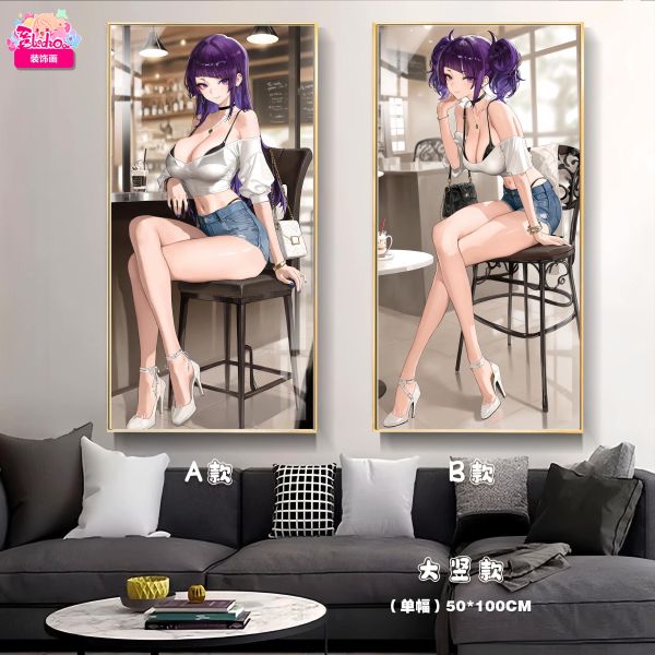 【海外代購】阿喵畫社 田中摩美 8k大豎氛圍高清裝飾畫 