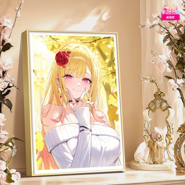 【海外代購】阿喵畫社 溫柔的秋風 喜多川 8k主題高清裝飾畫 午睡毛毯 冰箱貼 