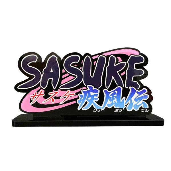 【海外代購】NARUTO 動漫火影忍者 佐助 SASUKE 立體LOGO立牌 