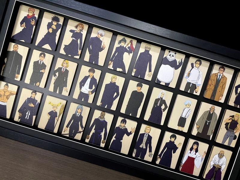 【海外代購】神秘畫廊 咒術回戰高校 櫸木立體畫 