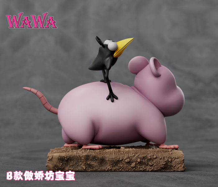 【預定】wawa 宮崎駿桌面小擺飾 睡眠坊寶寶 傲嬌坊寶寶 