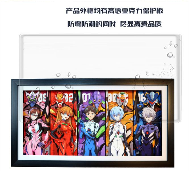 【海外代購】kala EVA立體畫新世紀福音戰士明日香綾波麗 