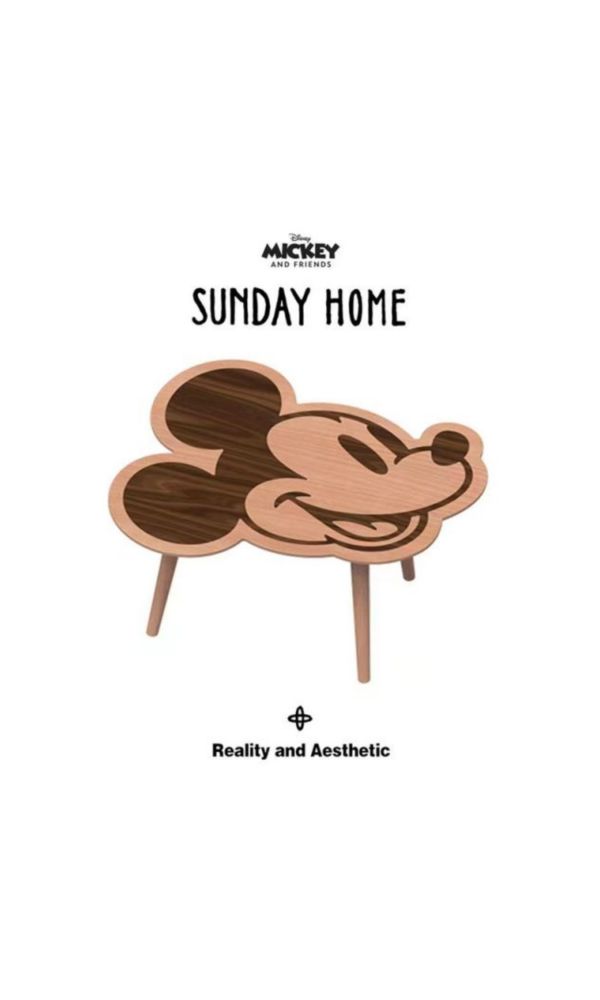 【海外代購】【45CM】SUNDAY HOME 米奇限量小茶几 正版01 