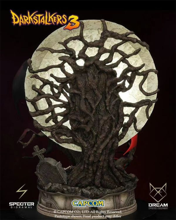 【海外代購】Dream Figures  CAPCOM 卡普空授權《惡魔戰士3》莫莉卡和莉莉絲 1/6 雙人物 場景雕像 