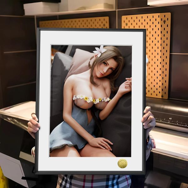 【海外代購】皇呱 《性感女友愛麗絲》最終幻想VII裝飾畫 午睡毯  地毯 