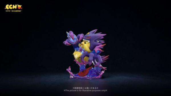 【預定】ECHO 皮模鋪 MEGA耿鬼皮卡丘（三週年款） 