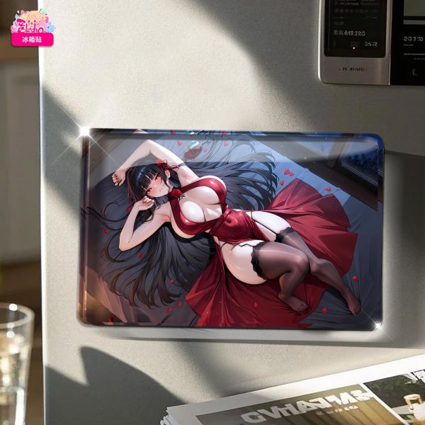 【海外代購】阿喵畫社 晚會 禮服千咲 8k主題高清裝飾畫 午睡毛毯 冰箱貼 