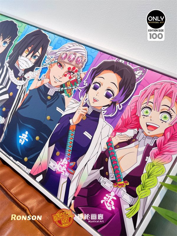 【海外代購】【100*30CM】 神秘畫廊 Ronson RAINBOW系列08 九柱 裝飾畫01 
