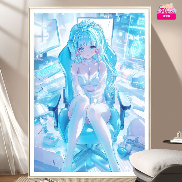 【海外代購】阿喵畫社 賽博機房 神裡綾華 