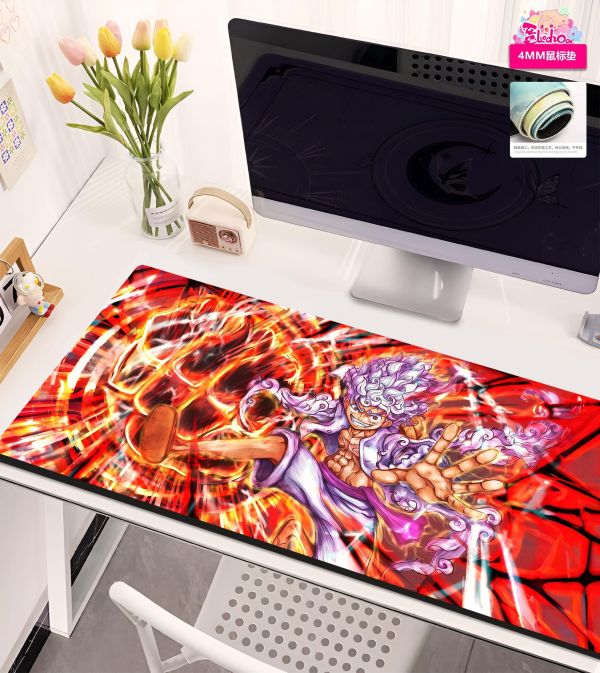 【海外代購】阿喵畫社 五檔 太陽神尼卡路飛爆炸巨拳 海賊王新品異形套組裝飾畫 床頭地墊 發光滑鼠墊 冰箱貼 