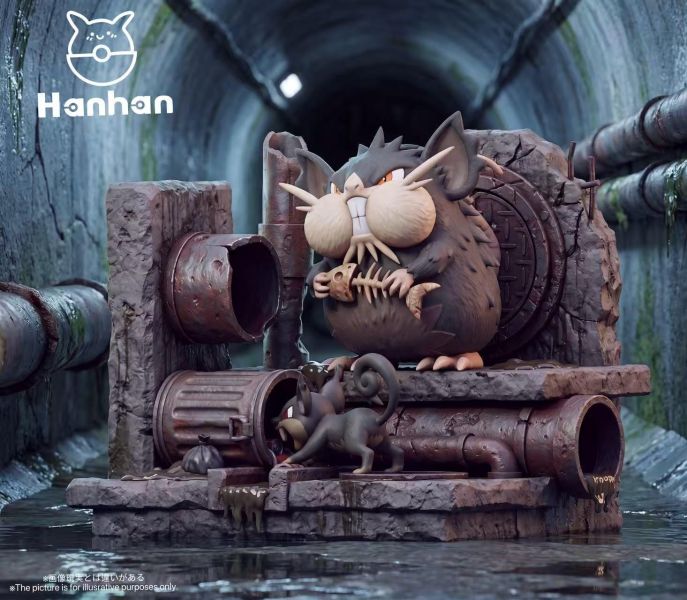 【預定】Han han VIP1/20造景臭泥組 阿羅拉拉達組  單隻衝刺臭泥 單人垃圾桶阿羅拉拉達 