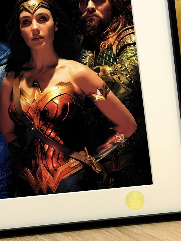 【海外代購】星空 《正義聯盟》超人蝙蝠俠神奇女俠海王閃電俠裝飾畫 